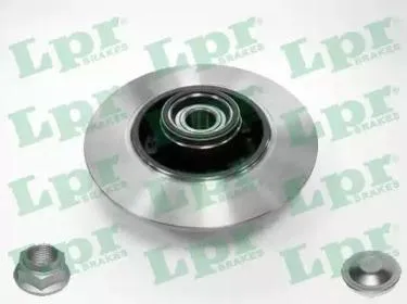 LPR R1055PCA Диск торм.зад.[260x8] 5 отв.[c подш.,с кольцом ABS]