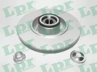 LPR R1076PRCA Диск тормозной