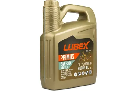 LUBEX L03413190405A Моторное масло АКЦИЯ PRIMUS MV-LA 5W30 SN C2C3 5л + перчатки