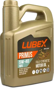 LUBEX L03413250404 Масло моторное PRIMUS MV CFSN A3B4 5W40 синт.4л