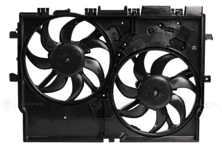 LUZAR LFK1680 Вентилятор охлаждения Fiat Ducato 07.06>