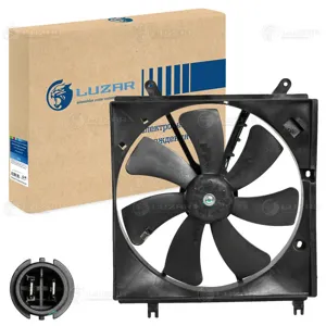 LUZAR LFK3002 Вентилятор радиатора охлаждения Chery Tiggo (T11) 05- (с кожухом)