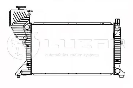 LUZAR LRC1550 Радиатор Mercedes Sprinter 901-904 Cdi 00>
