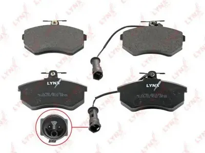 LYNX BD1201 колодки дисковые передн. AUDI 80 1.6-2.0 >94, VW Passat 1.6-2.8 >96