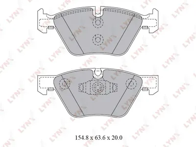 LYNX BD1421 Колодки торм.передние