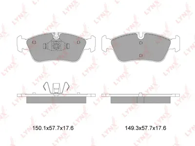 LYNX BD1422 Колодки торм.передние