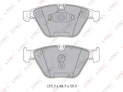 LYNX BD1423 Колодки торм.передние BMW E90,E91,E92,E93, 06>