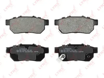 LYNX BD3441 Колодки торм. Honda Civic VI 1.6 95-01JAZZ 1.21.4 02- задние Ceramic