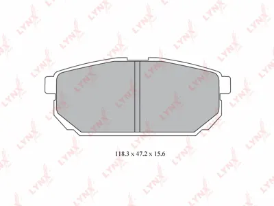 LYNX BD4413 Колодки торм.задние Kia Sorento 2.4i3.5i2.5CRDi 02-03
