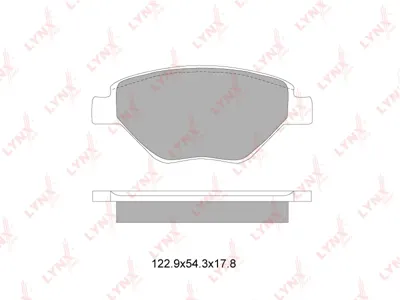 LYNX BD6321 Колодки торм.передние