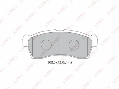 LYNX BD7309 Колодки торм. 