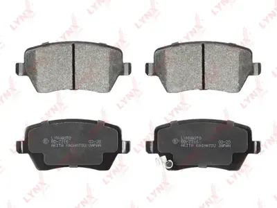 LYNX BD7316 Колодки торм. Suzuki SWIFT 05- Opel Agila Nissan Micra 10- пер.SemiMetallic