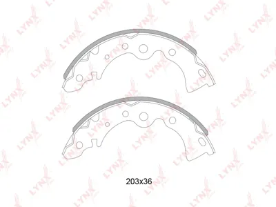 LYNX BS5716 Колодки торм.барабанные Nissan Bluebird 2.0D 84-90