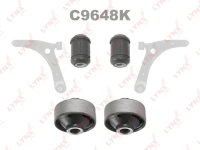 LYNX C9648K Сайлентблок к-кт ов передней подвески на 2 рычага Mitsubishi Outlander 2.02.4 05>