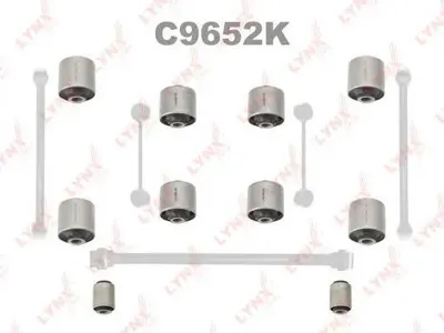 LYNX C9652K к-кт сайлентблоков задней подвески Toyota Land Cruiser 120/Prado GRJ120/KDJ120