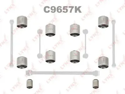 LYNX C9657K к-кт сайлентблоков задней подвески Toyota Land Cruiser 100/105 98-07
