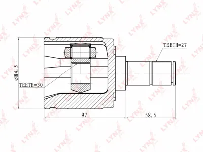 LYNX CI3403 Шрус внутренний .