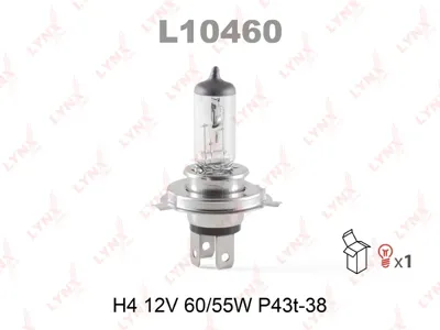 LYNX L10460 Лампа H4 12V 6055W P43T-38