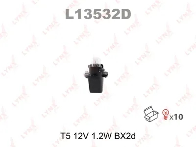 LYNX L13532D Лампа T5 12V 1.2W BX2d