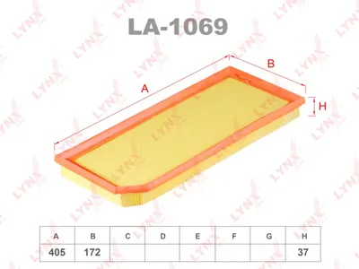 LYNX LA1069 Воздушный фильтр