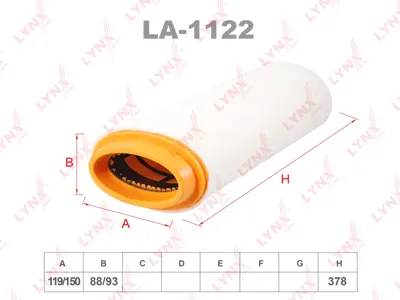 LYNX LA1122 Воздушный фильтр