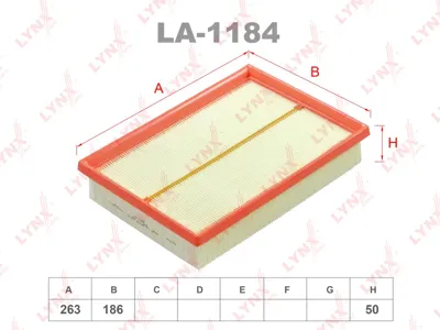 LYNX LA1184 Воздушный фильтр