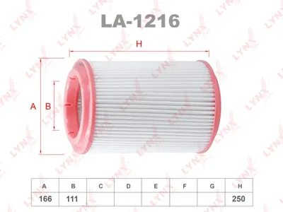 LYNX LA1216 Воздушный фильтр