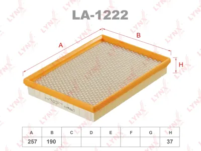 LYNX LA1222 Воздушный фильтр
