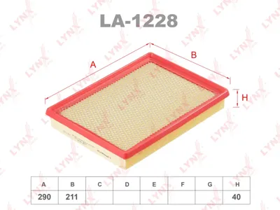LYNX LA1228 Воздушный фильтр