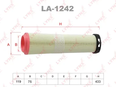 LYNX LA1242 Воздушный фильтр
