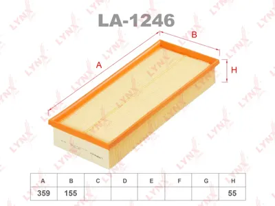 LYNX LA1246 Воздушный фильтр