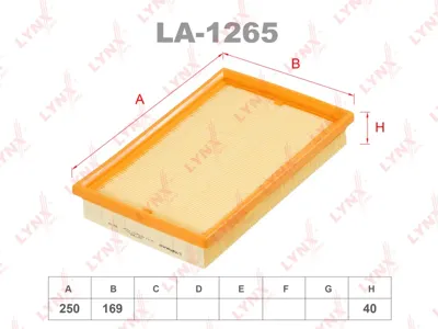 LYNX LA1265 Воздушный фильтр
