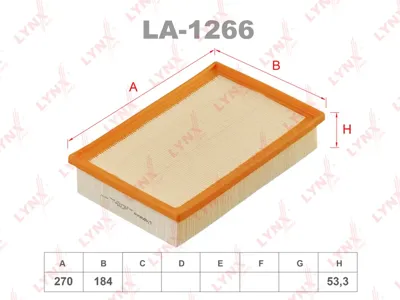 LYNX LA1266 Воздушный фильтр