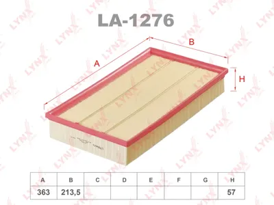 LYNX LA1276 Воздушный фильтр