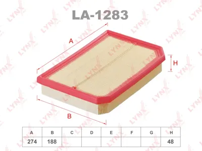 LYNX LA1283 Воздушный фильтр