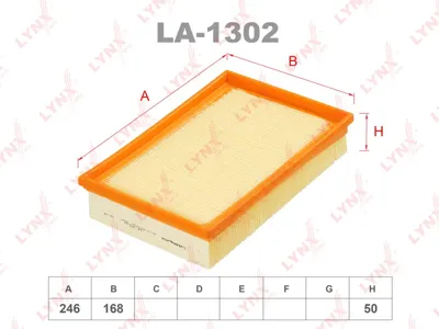 LYNX LA1302 Воздушный фильтр