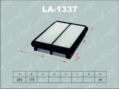 LYNX LA1337 Фильтр воздушный