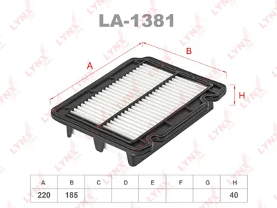LYNX LA1381 Воздушный фильтр