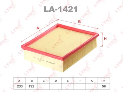LYNX LA1421 Воздушный фильтр