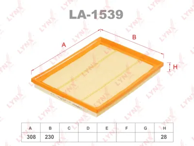 LYNX LA1539 Воздушный фильтр