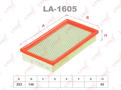 LYNX LA1605 Воздушный фильтр