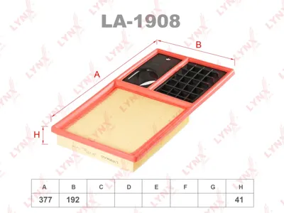 LYNX LA1908 Воздушный фильтр