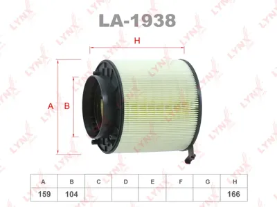 LYNX LA1938 Воздушный фильтр