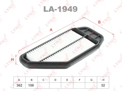 LYNX LA1949 Воздушный фильтр
