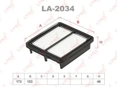 LYNX LA2034 Воздушный фильтр
