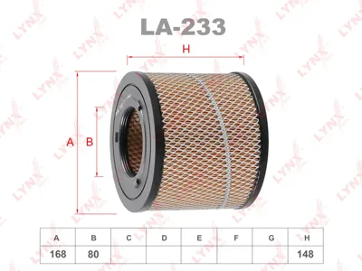 LYNX LA233 Воздушный фильтр