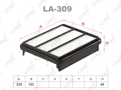 LYNX LA309 Воздушный фильтр