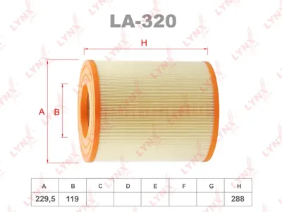 LYNX LA320 Воздушный фильтр