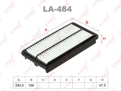LYNX LA484 Воздушный фильтр