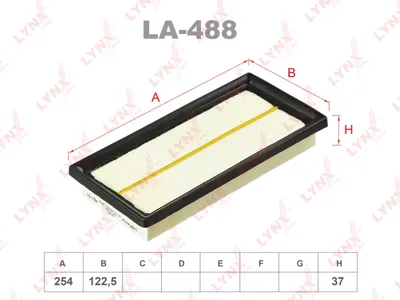 LYNX LA488 Воздушный фильтр